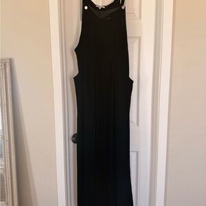 John Mark NWT Velvet Wide Leg Overalls w/ Pockets – Luxe Boho Style